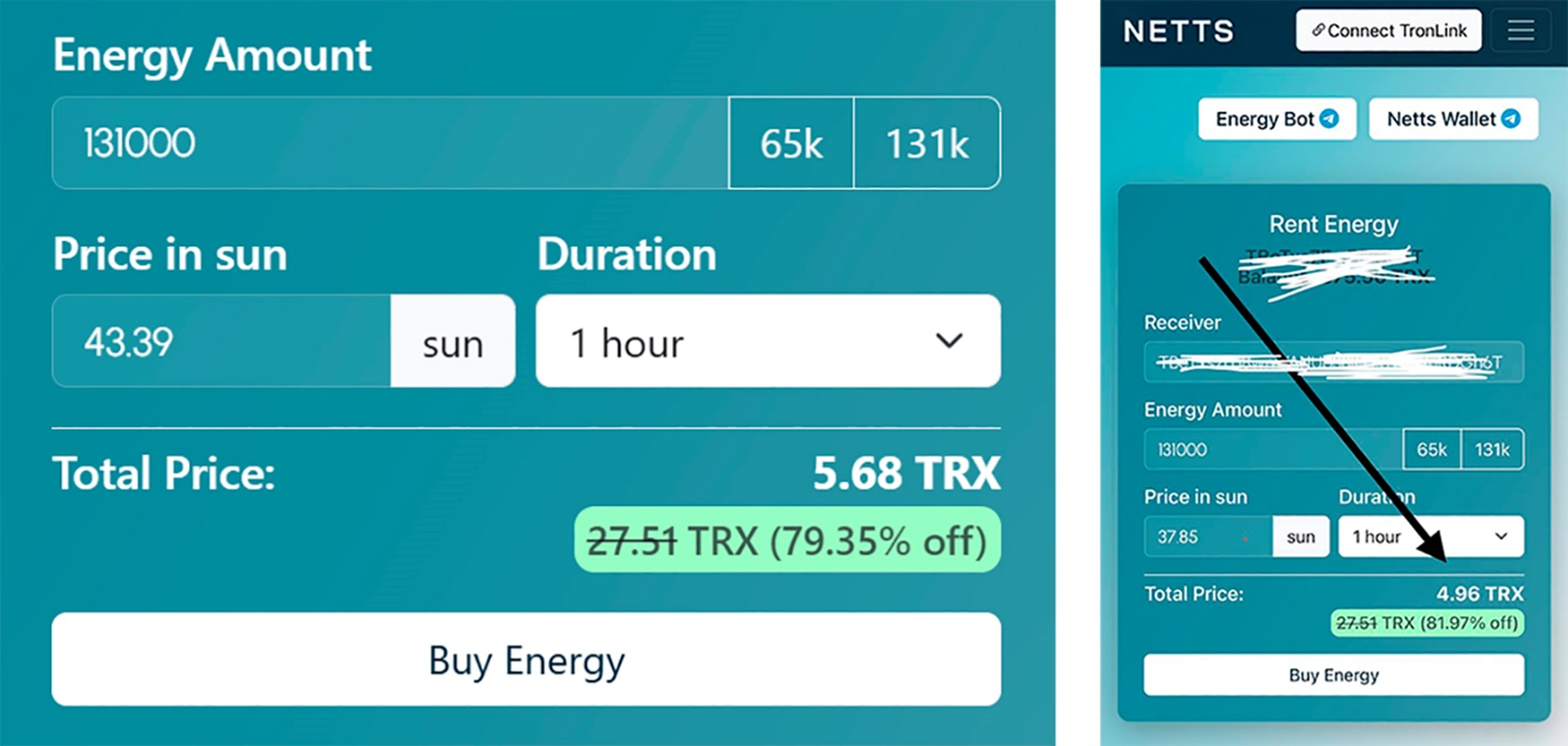 Netts web form