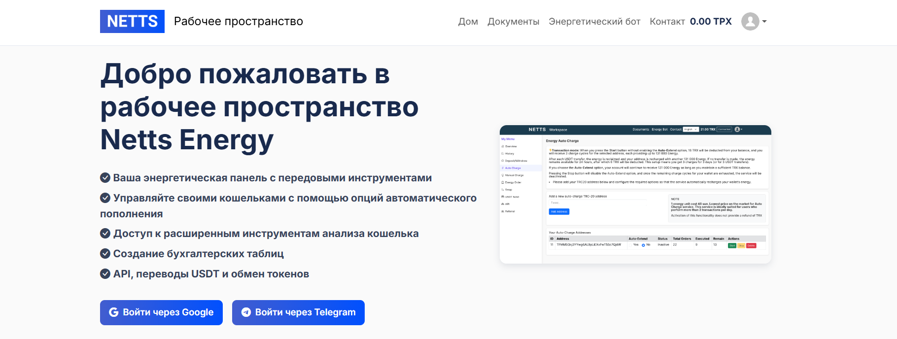 Netts web form