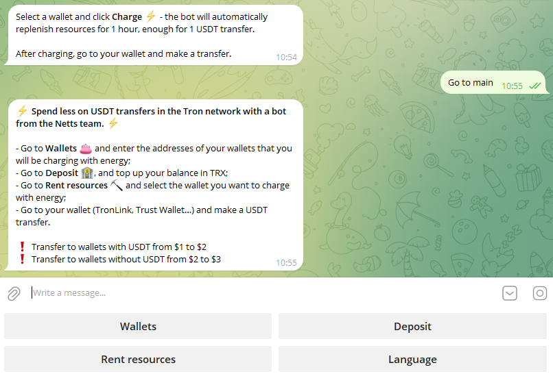 Netts web form