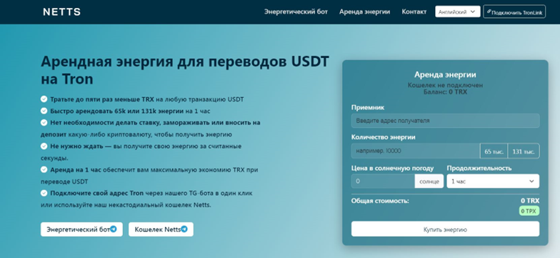 Netts web form